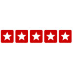 Red 5 Star Rating