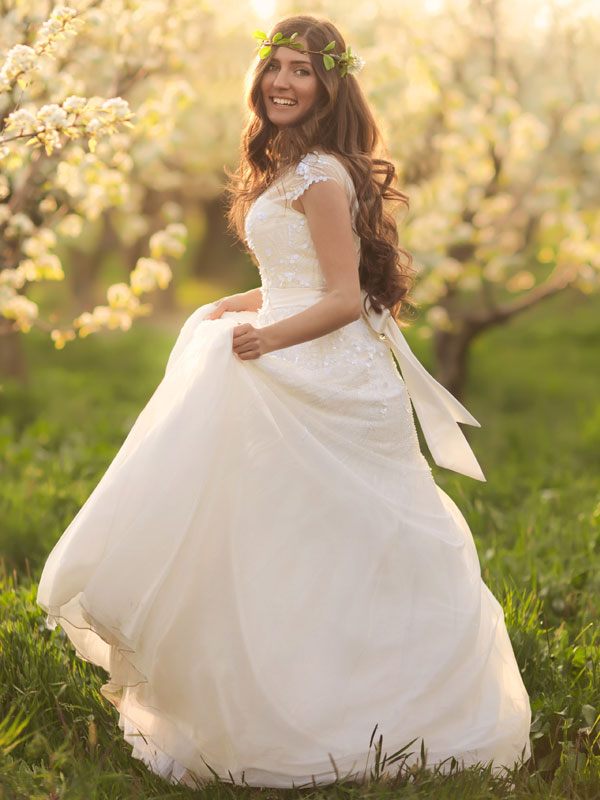 Beautiful Bride in Field